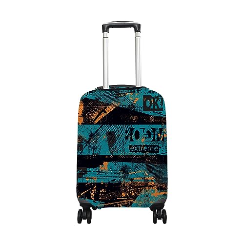 BALII - Funda de equipaje para maleta, protector de maleta de grafitti vintage abstracto para equipaje de 18 a 32 pulgadas, fundas de equipaje con cremallera, Slxt391129-s, 80
